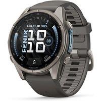 Garmin Fenix 9, 43Mm Gps Multisport Smartwatch, Pebble Grey