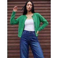 Roman Flower Button Knit Cardigan