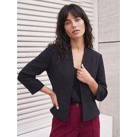 Roman Textured Peplum Smart Jacket