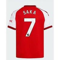 Adidas Junior Arsenal Saka 7 Home 26/27 Shirt - Red