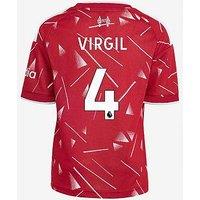 Adidas Junior Liverpool Van Dijk 4 Home 26/27 Shirt - Red