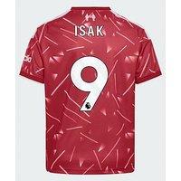 Adidas Junior Liverpool Isak 9 Home 26/27 Shirt - Red