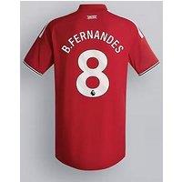 Adidas Junior Manchester United Fernandes 8 Home 26/27 Shirt - Red