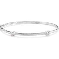 H. Samuel Sterling Silver Bar Detail Bangle