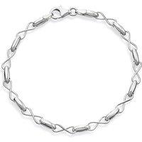 H. Samuel Sterling Silver Infinity Bar Bracelet