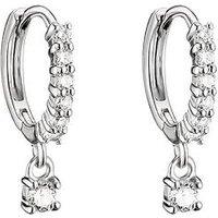 Thomas Sabo Pendant Hoop Earrings W/Brilliant-Cut Zirconia