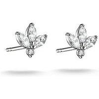 Thomas Sabo Flower Stud Earrings W/Teardrop Zirconia