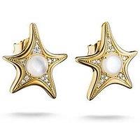 Thomas Sabo Starfish And Mother-Of-Pearl Ear Studs