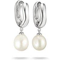 Thomas Sabo Pearl Hoop Earrings