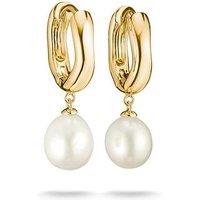 Thomas Sabo Pearl Hoop Earrings