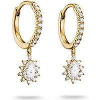 Thomas Sabo Teardrop White Zirconia Hoop Earrings