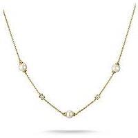 Thomas Sabo Pearl And White Zirconia Chain