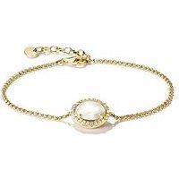 Thomas Sabo Mother-Of-Pearl And White Zirconia Bracelet