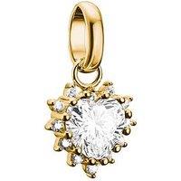 Thomas Sabo True Romance Red Heart Gold Charm Connect Pendant