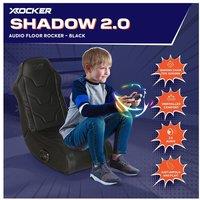 X Rocker Shadow 2.0 Audio Floor Rocker Gaming Chair For Kids - Black Exclusive To Very