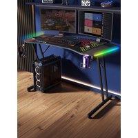 X Rocker X Rocker Panther Evo Rgb 120Cm Gaming Desk With Mousepad - Black Exclusive To Very