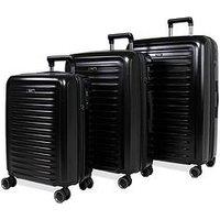 Rock Luggage Legacy Hardshell Suitcase 3Pc Set (Cabin/Medium/Large)