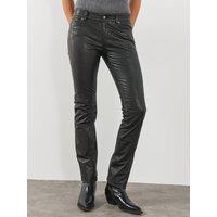 Allsaints Womens Riella Leather Trousers - Black