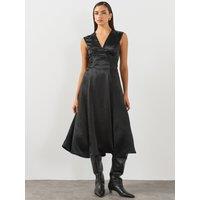 Allsaints Womens Jeanne Sleeveless Dress - Black