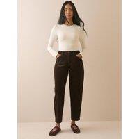 Nobodys Child Womens Bethnal Cord Seamed Barrel Jeans - Brown