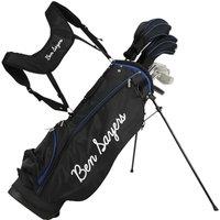 Ben Sayers M8 Package Set - Golf Stand Bag - Black/Blue - Right Hand