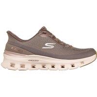 Skechers Womens Arch Fit Glide-Step Pro Slip-Ins Trainers - Brown