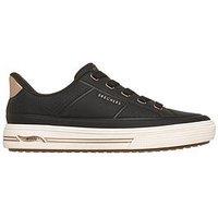 Skechers Womens Arch Fit Slip-Ins Lace-Up Trainers - Black