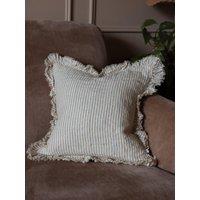 Ellenvale Interiors Hallie Stripe Ruffle Cushion Cover 45X45 - Cover Only