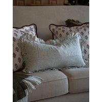Ellenvale Interiors Hallie Stripe Ruffle Cushion Cover 50X30 - Cover Only