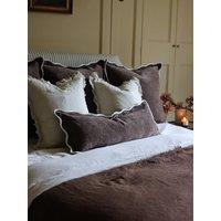 Ellenvale Interiors Chloe Scalloped Edge Bolster Cushion Cover 80X30 - Cover Only