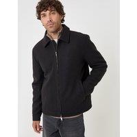 Threadbare Mens Zip-Through Collar Lemland Jacket - Black