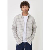 Threadbare Mens Shirt L/Slv Kooks - Ecru