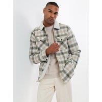 Threadbare Mens Strasbourg Shacket - Green