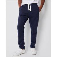 Threadbare Mens Regular Fit Cotton Rich Jogging Bottoms - Navy