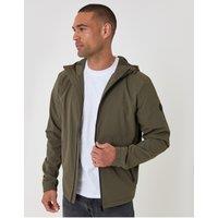 Threadbare Mens Showerproof Ripstop Hooded Lightweight Jacket - Khaki