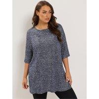 Yours Curve Soft Touch Drop Sleeve Top