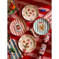 Eleanor Bowmer Eleanor Bowmer Dear Santa Cake Plates - Set Of 4