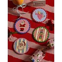 Eleanor Bowmer Eleanor Bowmer Christmas Coasters - Set Of 4