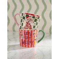 Eleanor Bowmer Eleanor Bowmer Big Nick Energy And Let'S Get Merry Set Of 2 Mugs