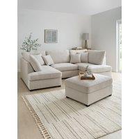 The Very Collection Seattle U-Shape Modular Sofa With Footstool