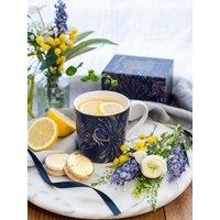 Sara Miller Anniversary Peacock Parade Mug - Blue