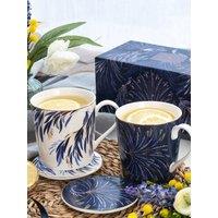Sara Miller Anniversary Mug And Coaster Gift Set Of 2