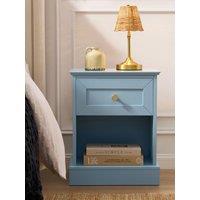 Dusk Ruby 1 Drawer Nighstand - Sky Blue