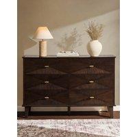 Dusk Brianna Concave 6 Drawer Chest