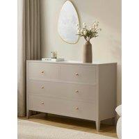 Dusk Poppy 4 Drawer Chest - Taupe