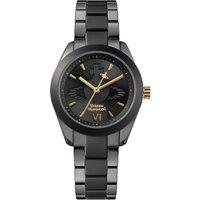 Vivienne Westwood Fenchurch Ceramica Ladies Quartz Watch With Cool Grey Dial Two Tone Ceramic Case And Bracelet