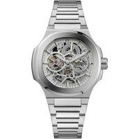 Ingersoll Mens Skeleton Dial Automatic Stainless Steel Watch - Grey
