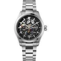 Ingersoll Mens The Deck Skeleton Dial Automatic Bracelet Watch - Black
