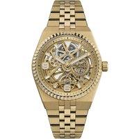 Ingersoll Mens The Landing Skeleton Dial Automatic Watch - Gold