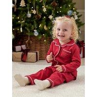Mamas & Papas Baby Unisex Christmas 2026 Classic Pyjamas - Red